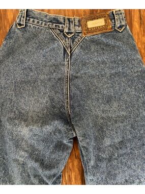 Vintage 90s Acid Wash Straight Leg Jeans Western Cowboy Y2K Denim Size 7  Lawman